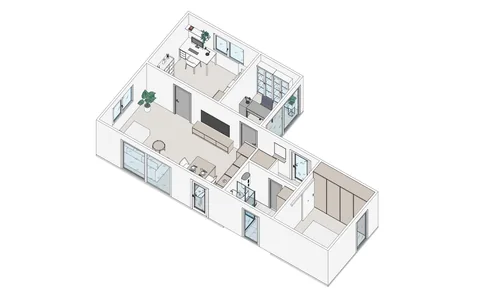Horizon · 3D View 3