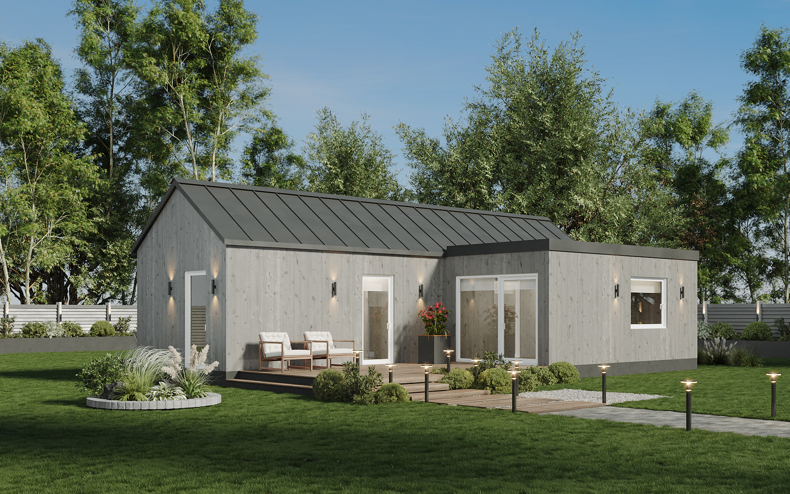 Horizon modular home, daytime exterior